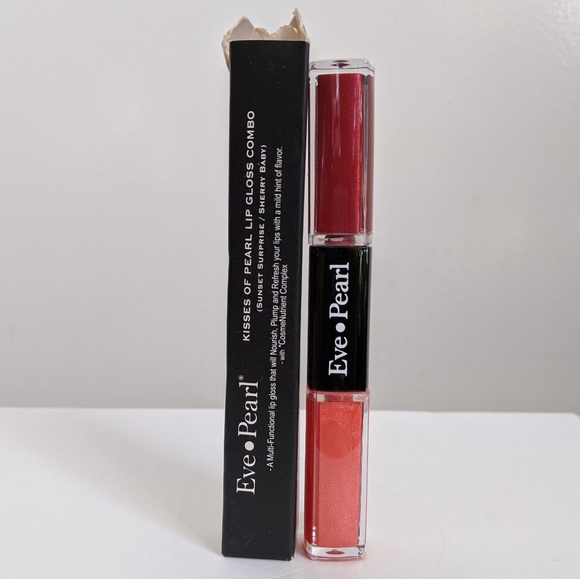 🆕 Eve Pearl Kisses of Pearl Lip Gloss Sunset Surprise Sherry Baby - Picture 5 of 5